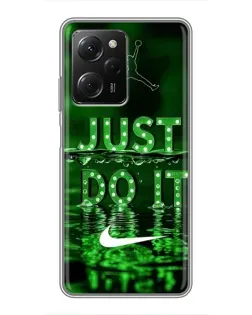 Чехол для Xiaomi POCO X5 Pro (5G) с картинкой «Зеленый неоновый Nike» Чехол для Xiaomi POCO X5 Pro (5G) с картинкой «Зеленый неоновый Nike»