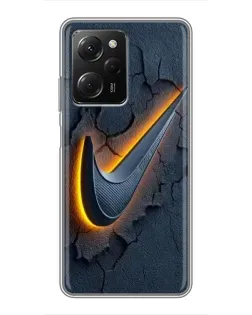Чехол для Xiaomi POCO X5 Pro (5G) с картинкой «Объемный логотип Найк» Чехол для Xiaomi POCO X5 Pro (5G) с картинкой «Объемный логотип Найк»