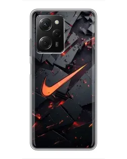 Чехол для Xiaomi POCO X5 Pro (5G) с картинкой «Nike — эффект разломов» Чехол для Xiaomi POCO X5 Pro (5G) с картинкой «Nike — эффект разломов»