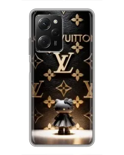 Чехол для Xiaomi POCO X5 Pro (5G) с картинкой «Монограмма с фигурой»