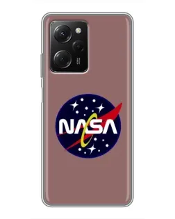 Чехол для Xiaomi POCO X5 Pro (5G) с картинкой «NASA — ретро космос»
