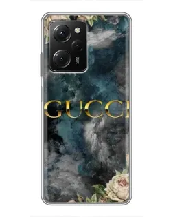 Чехол для Xiaomi POCO X5 Pro (5G) с картинкой «Абстрактные цветы Gucci» Чехол для Xiaomi POCO X5 Pro (5G) с картинкой «Абстрактные цветы Gucci»
