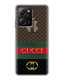Чехол для Xiaomi POCO X5 Pro (5G) с картинкой «Gucci — брендированный десерт» Чехол для Xiaomi POCO X5 Pro (5G) с картинкой «Gucci — брендированный десерт»