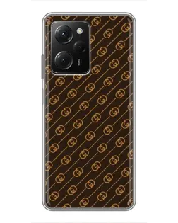 Чехол для Xiaomi POCO X5 Pro (5G) с картинкой «Gucci — золотые диагонали» Чехол для Xiaomi POCO X5 Pro (5G) с картинкой «Gucci — золотые диагонали»