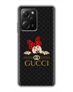 Чехол для Xiaomi POCO X5 Pro (5G) с картинкой «Минни Маус Gucci — черный» Чехол для Xiaomi POCO X5 Pro (5G) с картинкой «Минни Маус Gucci — черный»