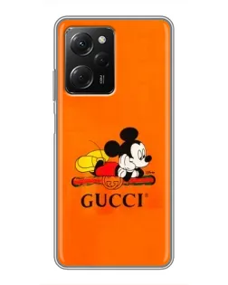 Чехол для Xiaomi POCO X5 Pro (5G) с картинкой «Микки Маус Gucci — оранж» Чехол для Xiaomi POCO X5 Pro (5G) с картинкой «Микки Маус Gucci — оранж»