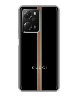 Чехол для Xiaomi POCO X5 Pro (5G) с картинкой «Gucci — строгая линия» Чехол для Xiaomi POCO X5 Pro (5G) с картинкой «Gucci — строгая линия»