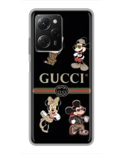 Чехол для Xiaomi POCO X5 Pro (5G) с картинкой «Gucci — герои Disney и монограмма» Чехол для Xiaomi POCO X5 Pro (5G) с картинкой «Gucci — герои Disney и монограмма»