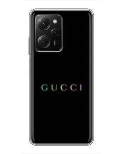 Чехол для Xiaomi POCO X5 Pro (5G) с картинкой «Gucci — неоновый минимализм» Чехол для Xiaomi POCO X5 Pro (5G) с картинкой «Gucci — неоновый минимализм»