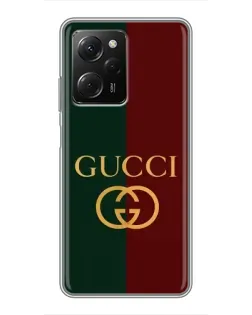 Чехол для Xiaomi POCO X5 Pro (5G) с картинкой «Gucci — темно-зеленый градиент» Чехол для Xiaomi POCO X5 Pro (5G) с картинкой «Gucci — темно-зеленый градиент»