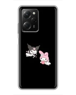 Чехол для Xiaomi POCO X5 Pro (5G) с картинкой «My Melody и Kuromi» Чехол для Xiaomi POCO X5 Pro (5G) с картинкой «My Melody и Kuromi»
