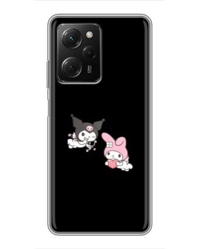 Чехол для Xiaomi POCO X5 Pro (5G) с картинкой «My Melody и Kuromi» Чехол для Xiaomi POCO X5 Pro (5G) с картинкой «My Melody и Kuromi»