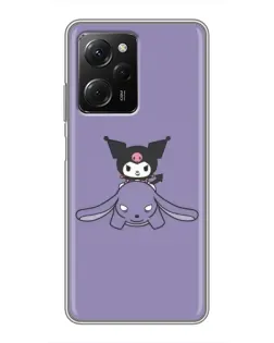 Чехол для Xiaomi POCO X5 Pro (5G) с картинкой «Kuromi на лиловом фоне» Чехол для Xiaomi POCO X5 Pro (5G) с картинкой «Kuromi на лиловом фоне»