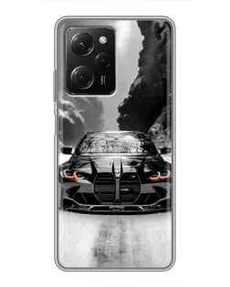 Чехол для Xiaomi POCO X5 Pro (5G) с картинкой «BMW — акварельный дрифт» Чехол для Xiaomi POCO X5 Pro (5G) с картинкой «BMW — акварельный дрифт»