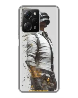 Чехол для Xiaomi POCO X5 Pro (5G) с картинкой «PUBG — боец в пыли» Чехол для Xiaomi POCO X5 Pro (5G) с картинкой «PUBG — боец в пыли»