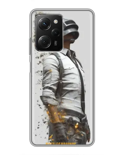 Чехол для Xiaomi POCO X5 Pro (5G) с картинкой «PUBG — боец в пыли» Чехол для Xiaomi POCO X5 Pro (5G) с картинкой «PUBG — боец в пыли»