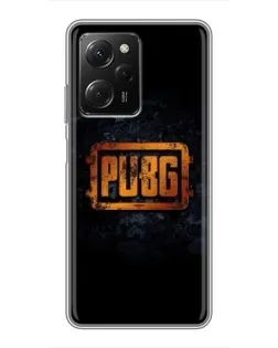 Чехол для Xiaomi POCO X5 Pro (5G) с картинкой «PUBG — золотой логотип» Чехол для Xiaomi POCO X5 Pro (5G) с картинкой «PUBG — золотой логотип»