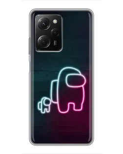 Чехол для Xiaomi POCO X5 Pro (5G) с картинкой «Among Us неон-арт» Чехол для Xiaomi POCO X5 Pro (5G) с картинкой «Among Us неон-арт»