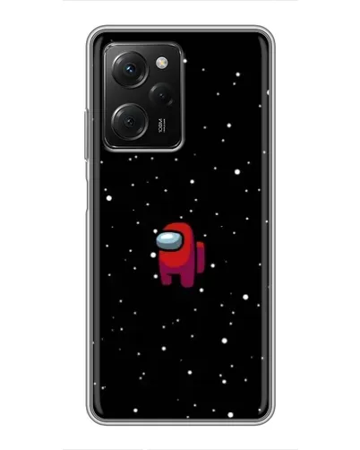 Чехол для Xiaomi POCO X5 Pro (5G) с картинкой «Красный Among Us»