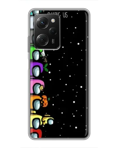 Чехол для Xiaomi POCO X5 Pro (5G) с картинкой «Команда Among Us»