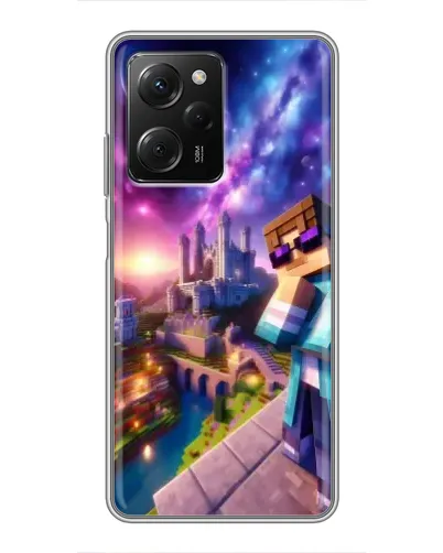 Чехол для Xiaomi POCO X5 Pro (5G) с картинкой «Стив и космос» Чехол для Xiaomi POCO X5 Pro (5G) с картинкой «Стив и космос»