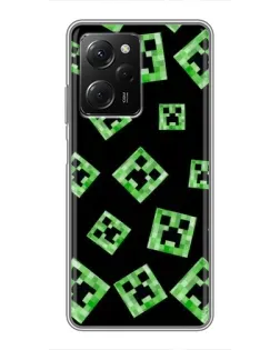 Чохол для Xiaomi POCO X5 Pro (5G) з картинкою «Паттерн з кріперами»