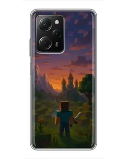 Чохол для Xiaomi POCO X5 Pro (5G) з картинкою «Стів біля вежі»