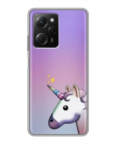 Чехол для Xiaomi POCO X5 Pro (5G) с картинкой «Единорог градиент»