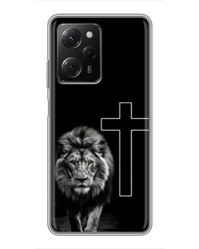Чехол для Xiaomi POCO X5 Pro (5G) с картинкой «Лев и Крест» Чехол для Xiaomi POCO X5 Pro (5G) с картинкой «Лев и Крест»