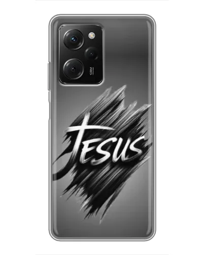 Чехол для Xiaomi POCO X5 Pro (5G) с картинкой «Надпись Jesus Graffiti» Чехол для Xiaomi POCO X5 Pro (5G) с картинкой «Надпись Jesus Graffiti»