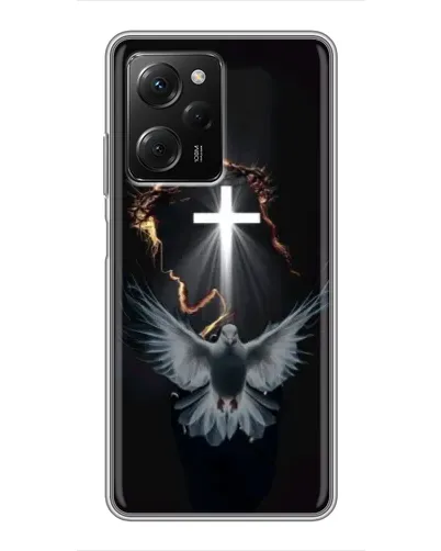 Чехол для Xiaomi POCO X5 Pro (5G) с картинкой «Голубь и Свет» Чехол для Xiaomi POCO X5 Pro (5G) с картинкой «Голубь и Свет»