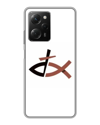 Чехол для Xiaomi POCO X5 Pro (5G) с картинкой «Рыба и крест» Чехол для Xiaomi POCO X5 Pro (5G) с картинкой «Рыба и крест»