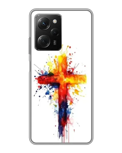 Чехол для Xiaomi POCO X5 Pro (5G) с картинкой «Акварельный крест» Чехол для Xiaomi POCO X5 Pro (5G) с картинкой «Акварельный крест»