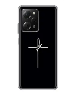 Чехол для Xiaomi POCO X5 Pro (5G) с картинкой «Тонкий крест» Чехол для Xiaomi POCO X5 Pro (5G) с картинкой «Тонкий крест»