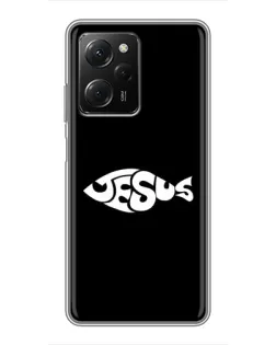 Чехол для Xiaomi POCO X5 Pro (5G) с картинкой «Рыба Jesus» Чехол для Xiaomi POCO X5 Pro (5G) с картинкой «Рыба Jesus»