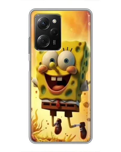 Чехол для Xiaomi POCO X5 Pro (5G) с картинкой «Губка Боб прыгает» Чехол для Xiaomi POCO X5 Pro (5G) с картинкой «Губка Боб прыгает»