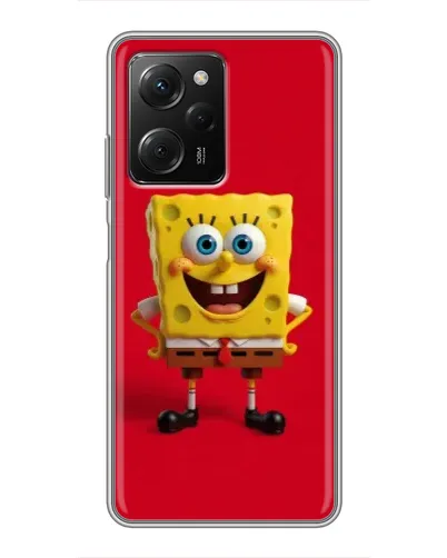 Чехол для Xiaomi POCO X5 Pro (5G) с картинкой «Спанч Боб на красном» Чехол для Xiaomi POCO X5 Pro (5G) с картинкой «Спанч Боб на красном»