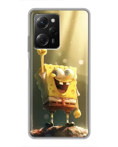 Чехол для Xiaomi POCO X5 Pro (5G) с картинкой «Сияющий Спанч Боб» Чехол для Xiaomi POCO X5 Pro (5G) с картинкой «Сияющий Спанч Боб»