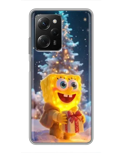 Чехол для Xiaomi POCO X5 Pro (5G) с картинкой «Рождественский Спанч Боб» Чехол для Xiaomi POCO X5 Pro (5G) с картинкой «Рождественский Спанч Боб»