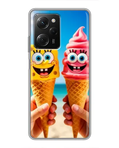 Чехол для Xiaomi POCO X5 Pro (5G) с картинкой «Спанч Боб мороженое» Чехол для Xiaomi POCO X5 Pro (5G) с картинкой «Спанч Боб мороженое»