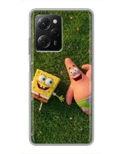 Чехол для Xiaomi POCO X5 Pro (5G) с картинкой «Друзья на лужайке» Чехол для Xiaomi POCO X5 Pro (5G) с картинкой «Друзья на лужайке»