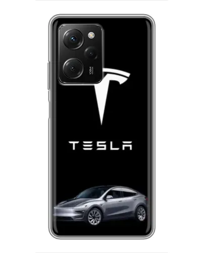 Чехол для Xiaomi POCO X5 Pro (5G) с картинкой «Tesla Model Y» Чехол для Xiaomi POCO X5 Pro (5G) с картинкой «Tesla Model Y»