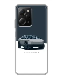 Чехол для Xiaomi POCO X5 Pro (5G) с картинкой «Серебристый Cybertruck Tesla» Чехол для Xiaomi POCO X5 Pro (5G) с картинкой «Серебристый Cybertruck Tesla»