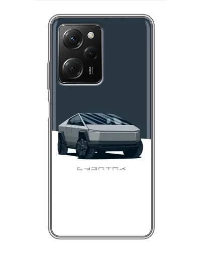 Чехол для Xiaomi POCO X5 Pro (5G) с картинкой «Серебристый Cybertruck Tesla» Чехол для Xiaomi POCO X5 Pro (5G) с картинкой «Серебристый Cybertruck Tesla»