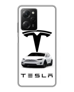 Чехол для Xiaomi POCO X5 Pro (5G) с картинкой «Tesla White Style» Чехол для Xiaomi POCO X5 Pro (5G) с картинкой «Tesla White Style»