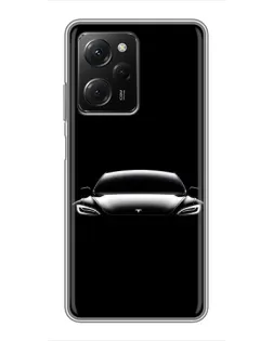Чехол для Xiaomi POCO X5 Pro (5G) с картинкой «Фары Tesla Night» Чехол для Xiaomi POCO X5 Pro (5G) с картинкой «Фары Tesla Night»