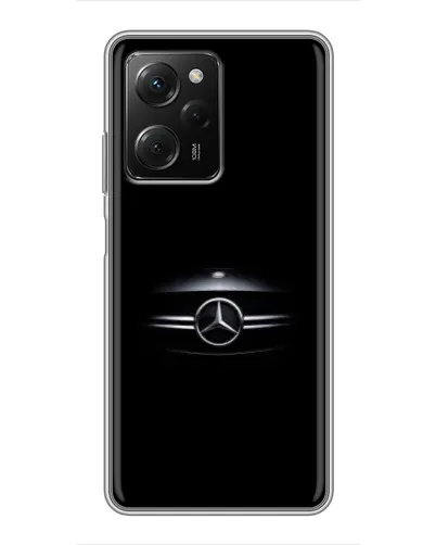 Чехол для Xiaomi POCO X5 Pro (5G) с картинкой «Mercedes — абстрактные линии»