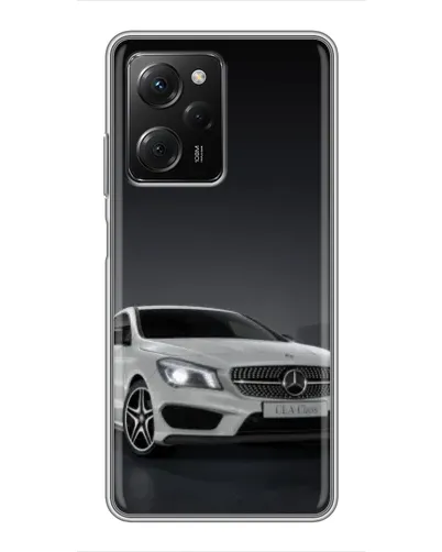 Чехол для Xiaomi POCO X5 Pro (5G) с картинкой «Mercedes AMG GT Silver»