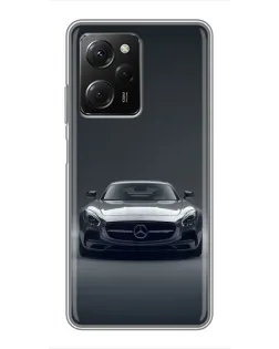 Чехол для Xiaomi POCO X5 Pro (5G) с картинкой «Mercedes на черном» Чехол для Xiaomi POCO X5 Pro (5G) с картинкой «Mercedes на черном»