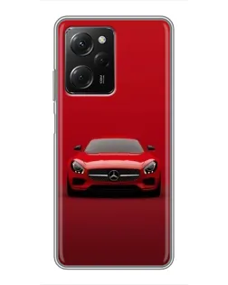 Чехол для Xiaomi POCO X5 Pro (5G) с картинкой «Красный Mercedes AMG» Чехол для Xiaomi POCO X5 Pro (5G) с картинкой «Красный Mercedes AMG»